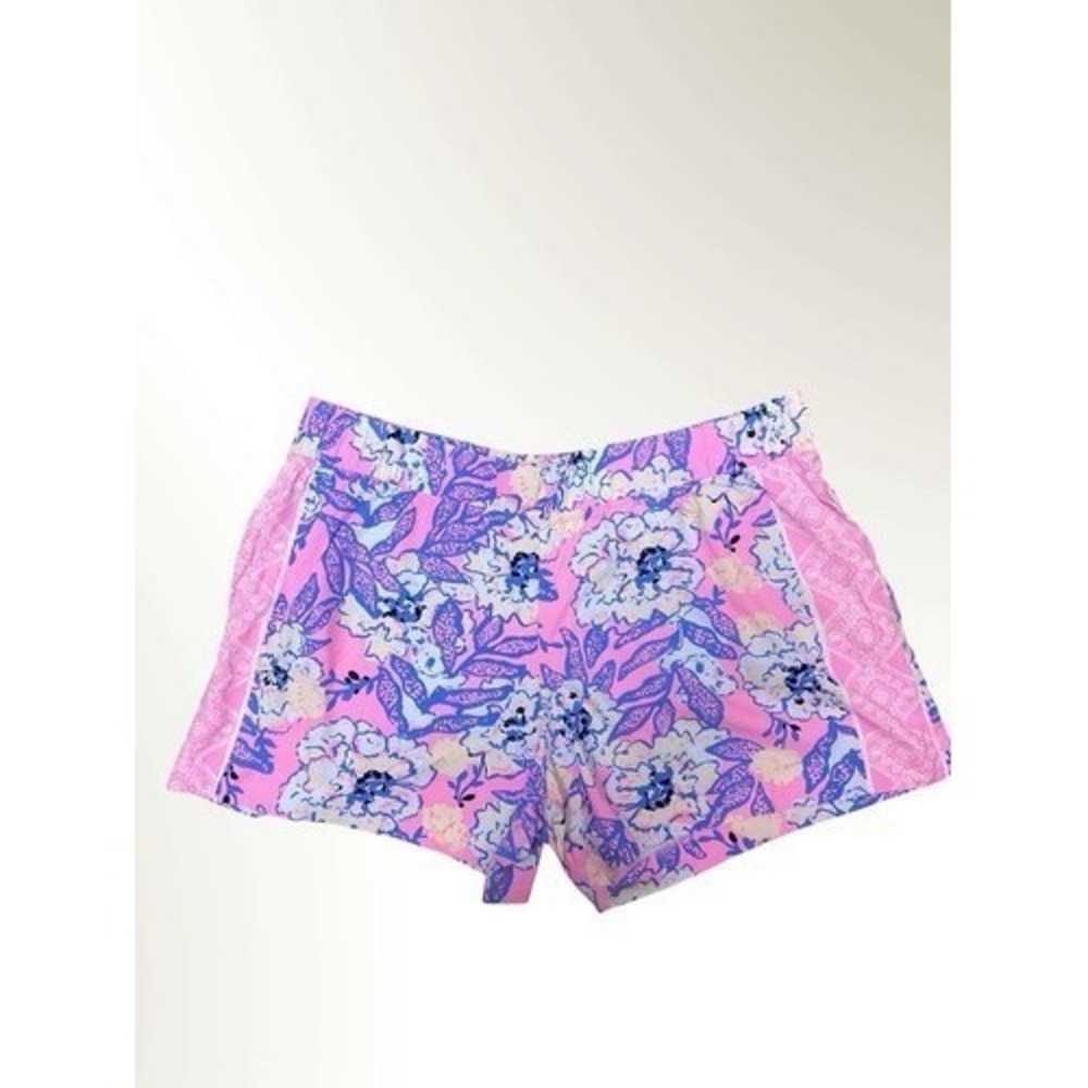 NWOT Lilly Pulitzer Purple/Pink‎ Flora 5" Chino Shorts Women XL Sri Lanka